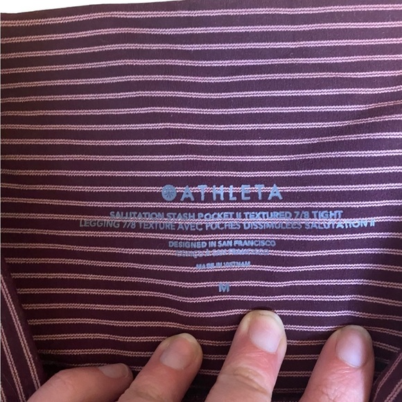 Athleta Salutation Stash Pocket II Textured 7/8 Tight Leggings - Picture 5 of 8